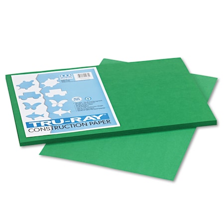 Paper,Construction,12 X 18,Green,PK50